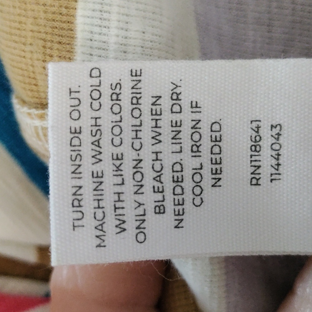 *E156 LIVI Lane Bryant multi-color striped L/S hoodie 22/24 NWOT CLEARANCE - Picture 10 of 10